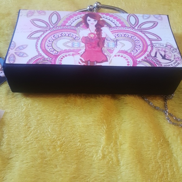 SALE‼️ Authentic Nicole Lee hard case evening handbag - Picture 4 of 6